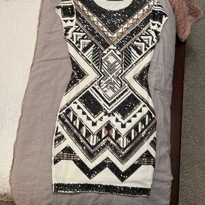 Midnight Doll off white Cocktail Dress from Dillard’s Size XS